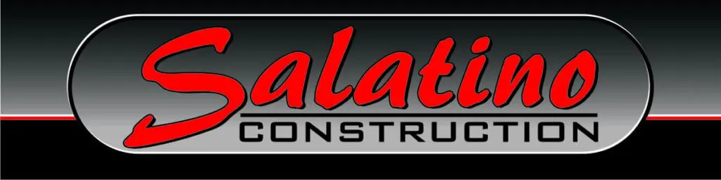 A red and black logo for a construction company.